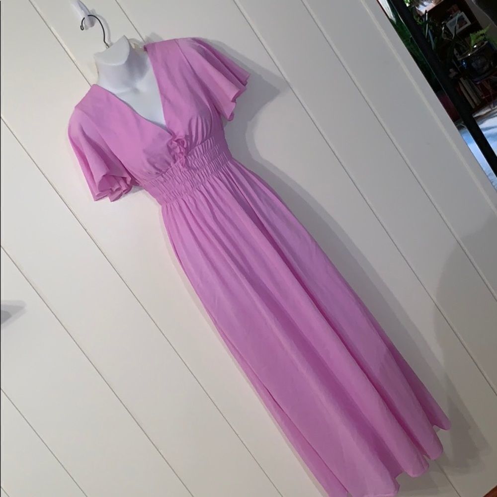 Pretty‎ VTG  pink  nylon nightgown